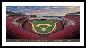 Great American Ballpark 2003 - Framed Print