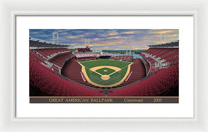 Great American Ballpark 2003 - Framed Print