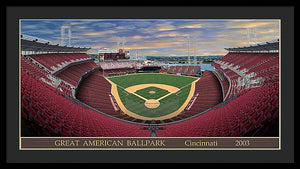 Great American Ballpark 2003 - Framed Print