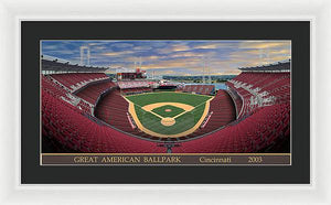 Great American Ballpark 2003 - Framed Print