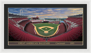 Great American Ballpark 2003 - Framed Print