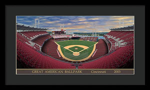 Great American Ballpark 2003 - Framed Print