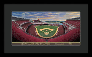 Great American Ballpark 2003 - Framed Print