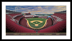 Great American Ballpark 2003 - Framed Print