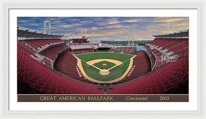 Great American Ballpark 2003 - Framed Print