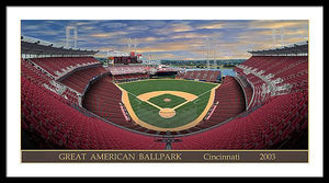 Great American Ballpark 2003 - Framed Print