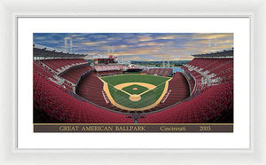 Great American Ballpark 2003 - Framed Print