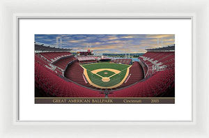 Great American Ballpark 2003 - Framed Print