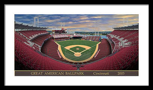 Great American Ballpark 2003 - Framed Print