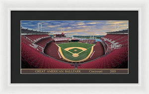 Great American Ballpark 2003 - Framed Print