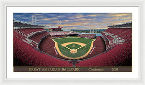 Great American Ballpark 2003 - Framed Print