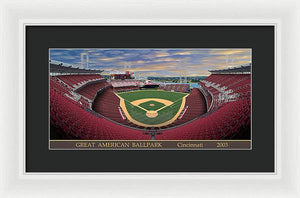 Great American Ballpark 2003 - Framed Print