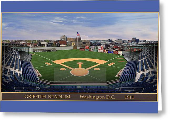 Griffith Stadium 1911 - Greeting Card