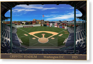 Griffith Stadium 1916 - Canvas Print