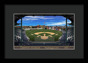 Griffith Stadium 1916 - Framed Print