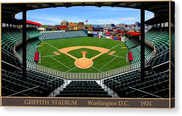 Griffith Stadium 1924 - Canvas Print