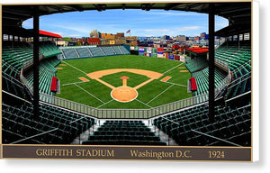 Griffith Stadium 1924 - Canvas Print