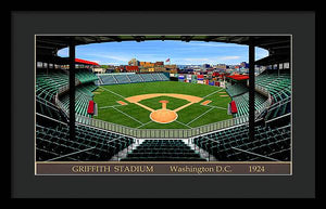 Griffith Stadium 1924 - Framed Print