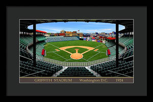 Griffith Stadium 1924 - Framed Print