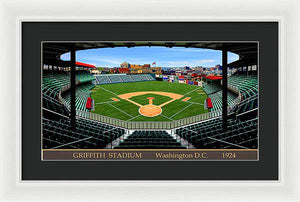 Griffith Stadium 1924 - Framed Print