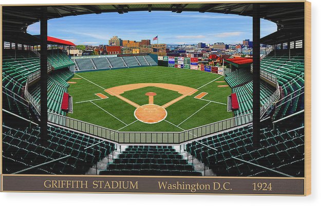 Griffith Stadium 1924 - Wood Print