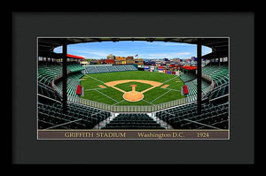 Griffith Stadium 1924 - Framed Print