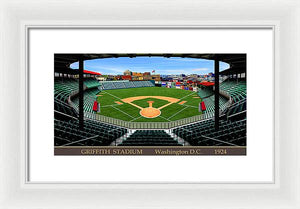 Griffith Stadium 1924 - Framed Print