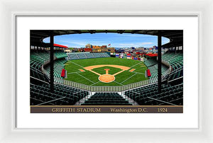 Griffith Stadium 1924 - Framed Print