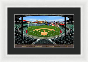 Griffith Stadium 1924 - Framed Print