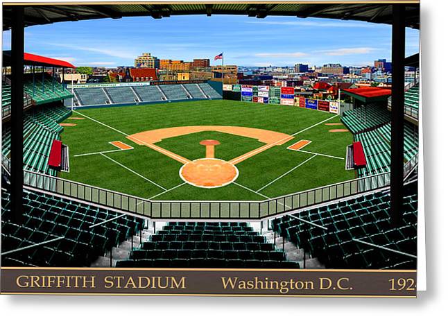 Griffith Stadium 1924 - Greeting Card