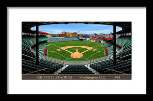 Griffith Stadium 1924 - Framed Print