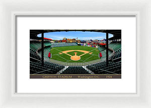 Griffith Stadium 1924 - Framed Print