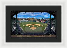 Load image into Gallery viewer, Griffith Stadium 1933 - Framed Print
