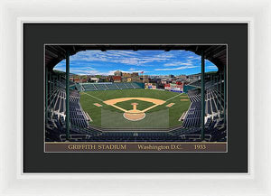 Griffith Stadium 1933 - Framed Print