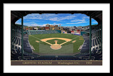 Load image into Gallery viewer, Griffith Stadium 1933 - Framed Print
