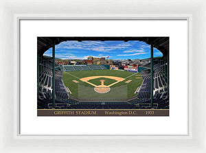 Griffith Stadium 1933 - Framed Print