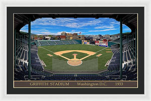 Griffith Stadium 1933 - Framed Print