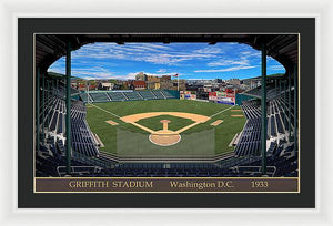 Griffith Stadium 1933 - Framed Print