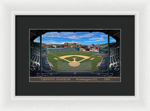 Griffith Stadium 1933 - Framed Print