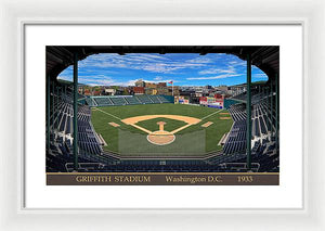 Griffith Stadium 1933 - Framed Print