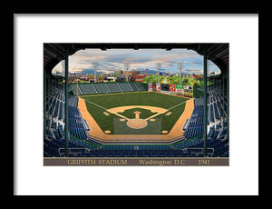 Griffith Stadium 1941 - Framed Print