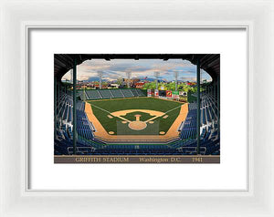 Griffith Stadium 1941 - Framed Print