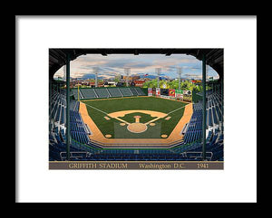 Griffith Stadium 1941 - Framed Print