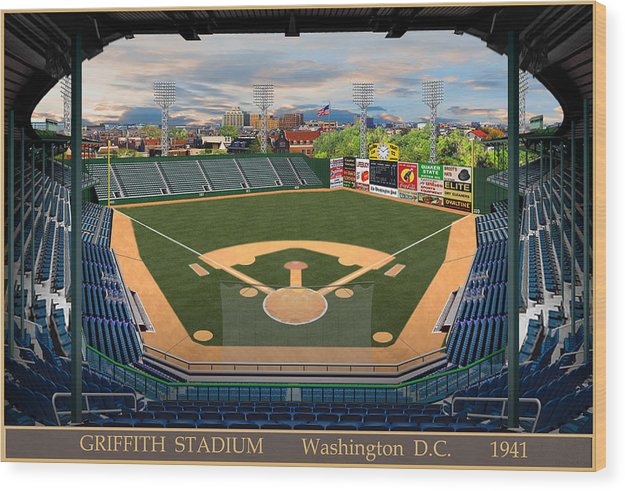 Griffith Stadium 1941 - Wood Print