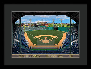 Griffith Stadium 1954 - Framed Print