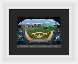 Griffith Stadium 1954 - Framed Print