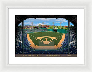 Griffith Stadium 1954 - Framed Print