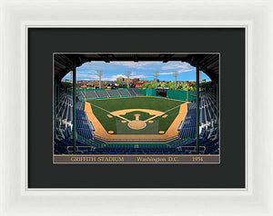 Griffith Stadium 1954 - Framed Print