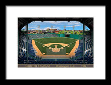 Load image into Gallery viewer, Griffith Stadium 1954 - Framed Print
