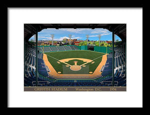 Griffith Stadium 1954 - Framed Print